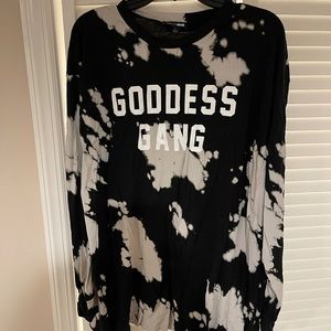 NWT FashionNova Tie Dye Long Sleeve Shirt